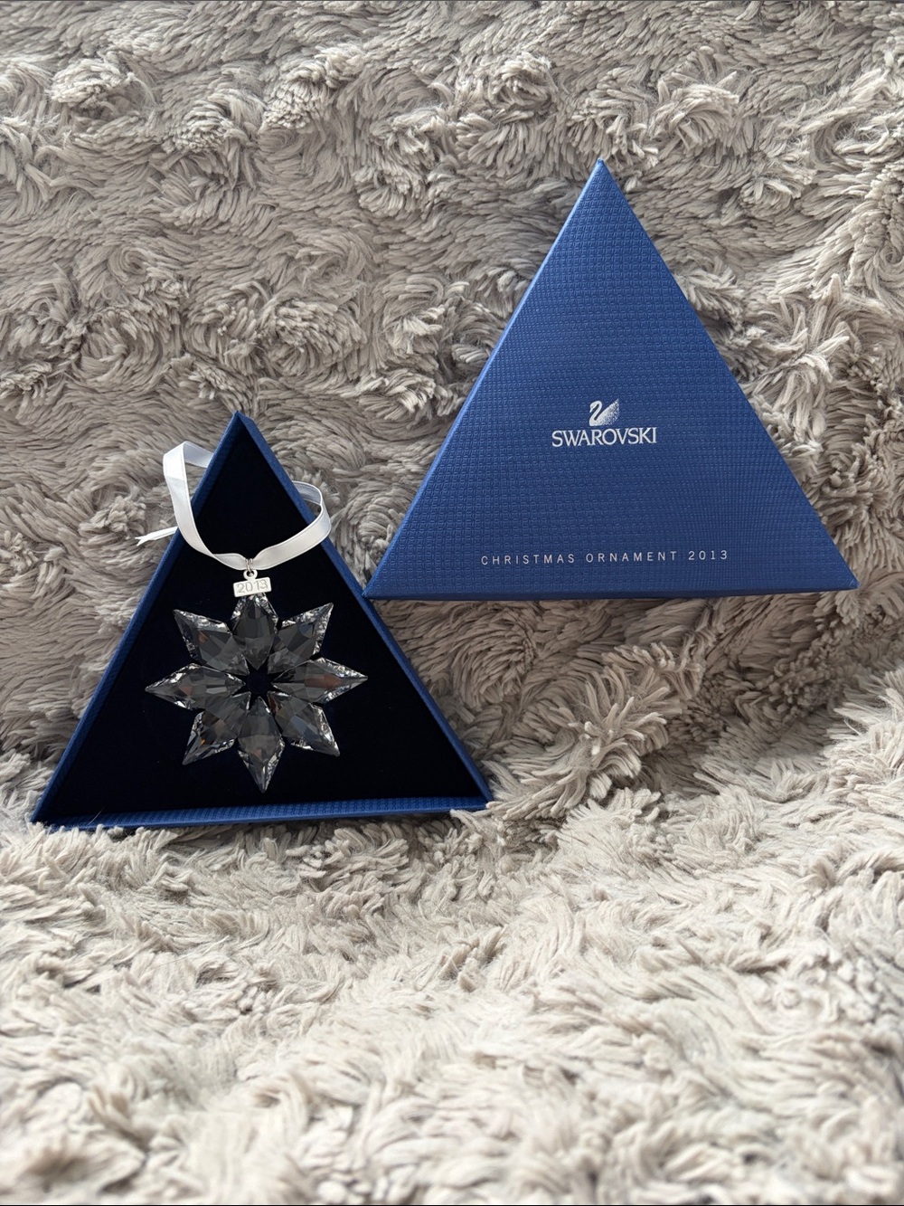 2013 Swarovski Snowflake Ornament with box